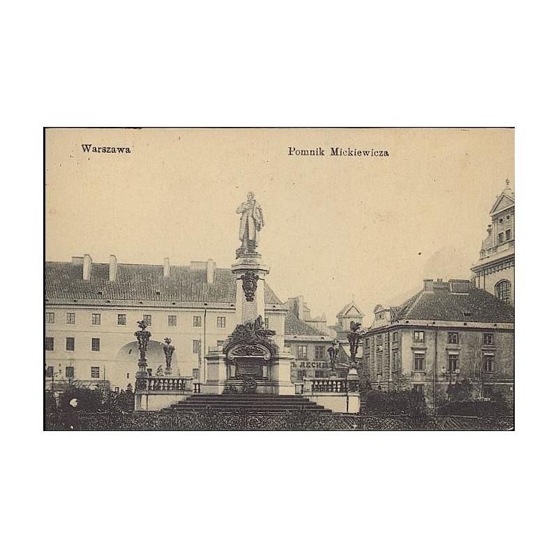 Warszawa Pomnik Mickiewicza