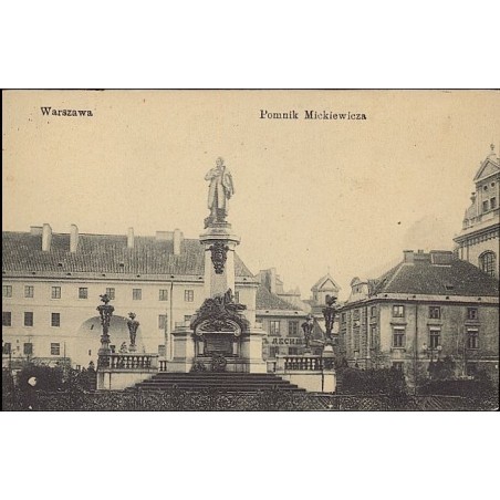 Warszawa Pomnik Mickiewicza