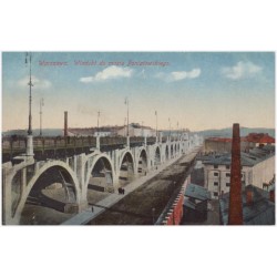 Warszawa. Wiadukt do mostu Poniatowskiego