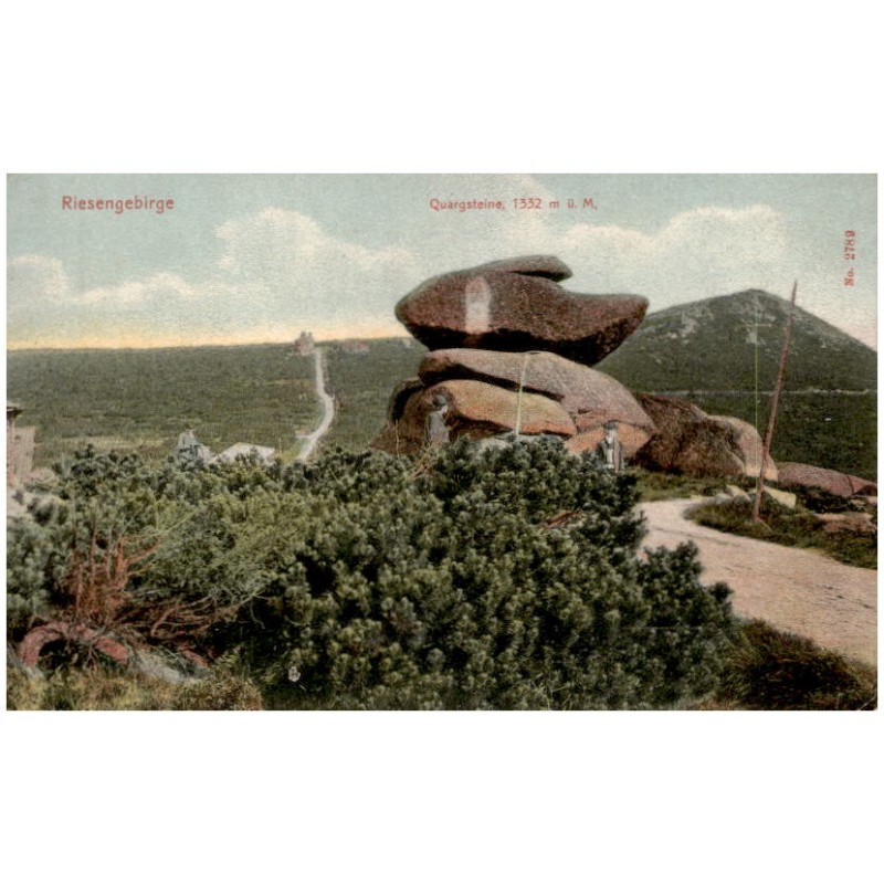 Riesengebirge. Quargsteine 1332 m ü. M.