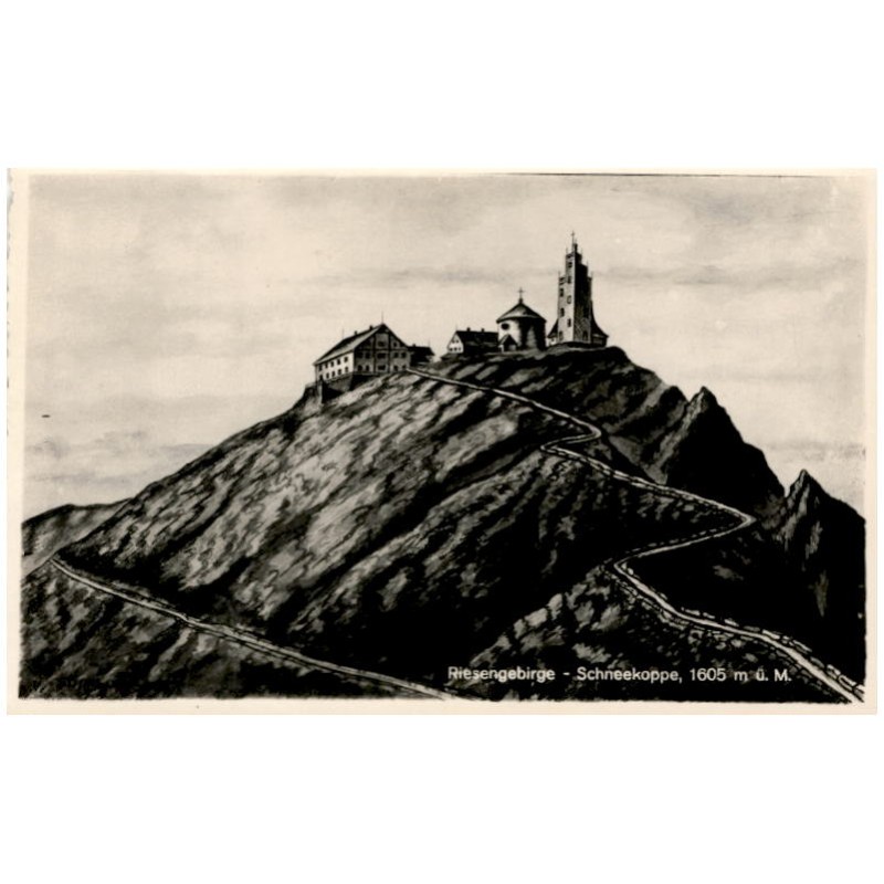 Riesengebirge - Schneekoppe, 1605 m ü. M.