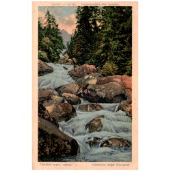 Tatry - Tátra. Studenovodský dlhý vodopád. Tarpataki hosszü vizesés. Kohlbacher langer Wasserfall.