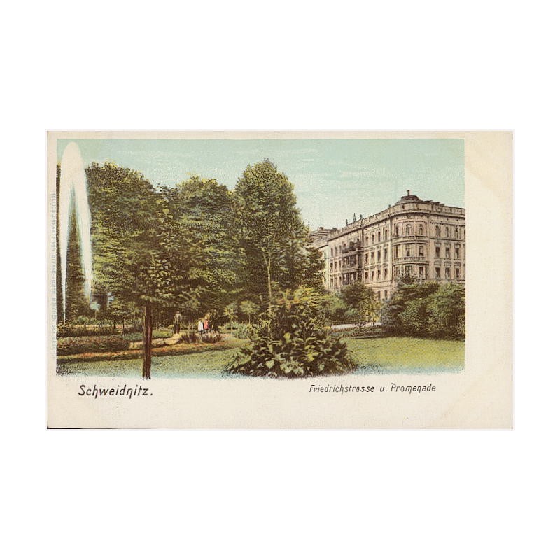 Schweidnitz. Friedrichstrasse u. Promenade
