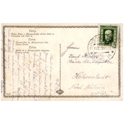 Tatry. Žabie Pleso v Mengusovskej doline 1920 m Simonova vež 2300 m. Tatra. Frosch-See im Mengsdorfer-Tal. Simon-Turm. Tatrá. Bé