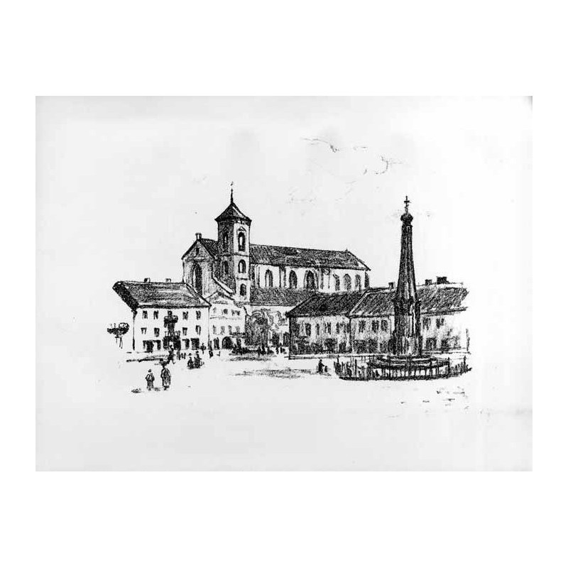 [5] Paradeplatz in Kowno / [5] "PARADEPLATZ IN KOWNO" / Kowno. Katedra i pomnik 1812 roku