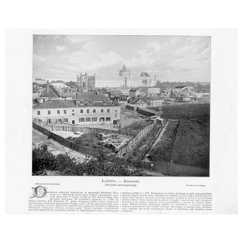 "Lublin. - Zamek. (Widok zewnętrzny)"