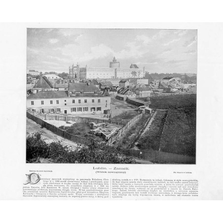 "Lublin. - Zamek. (Widok zewnętrzny)"