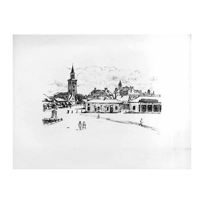 [48] Marktplatz in Mitau / [48] "MARKTPLATZ IN MITAU"