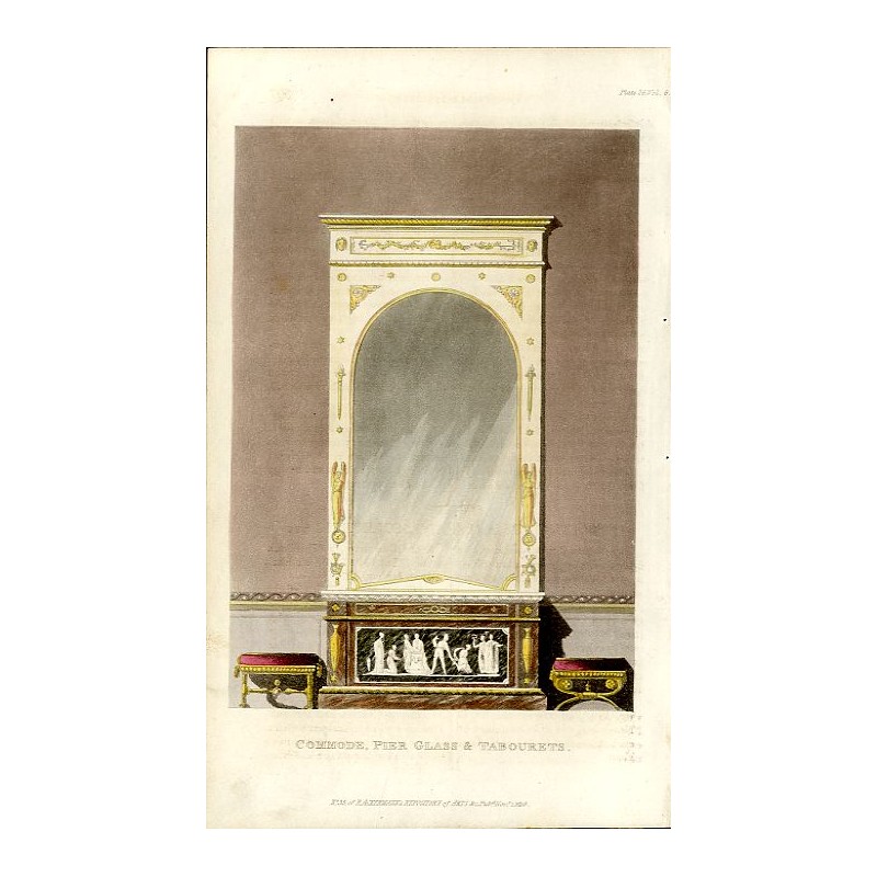 Commode, Pier Glas & Tabourets / "COMMODE, PIER GLASS & TABOURETS."