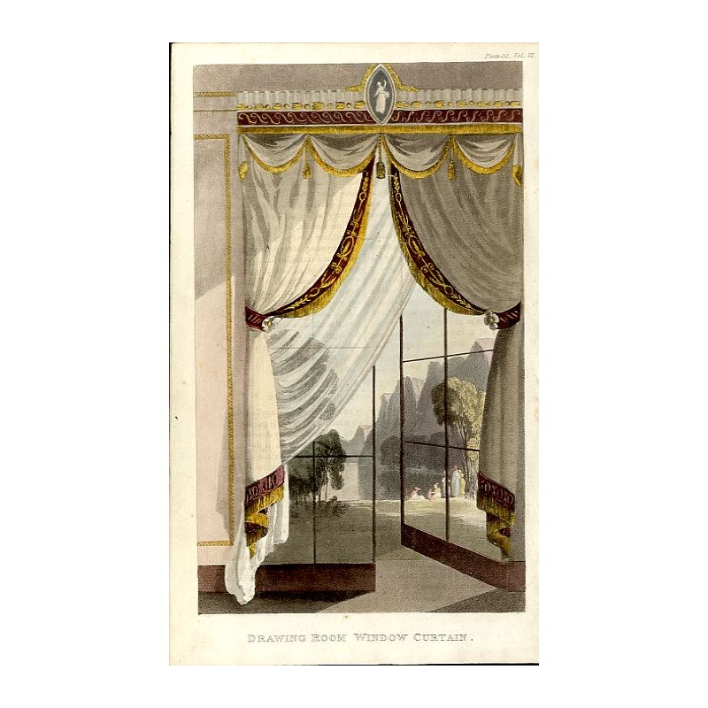 Drawing Room Window Curtain / "DRAWING ROOM WINDOW CURTAIN."