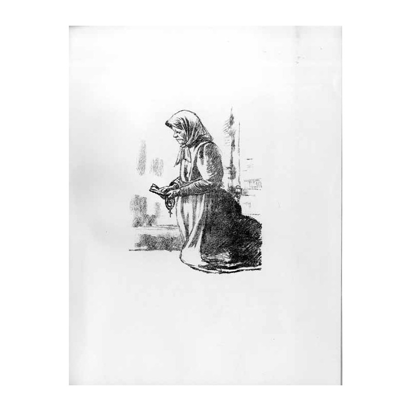 [4] Alte Litauerin im Gebet / [4] "ALTE LITAUERIN IM GEBET"