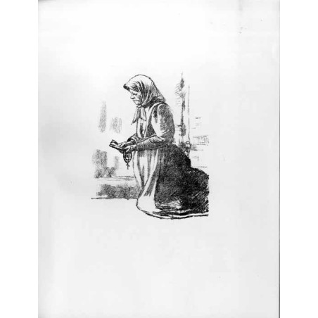 [4] Alte Litauerin im Gebet / [4] "ALTE LITAUERIN IM GEBET"