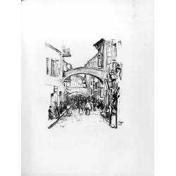 [28] Judengasse in Wilna / [28] "JUDENGASSE IN WILNA" / Wilno. Ulica Jatkowa (Mėsinių g.)