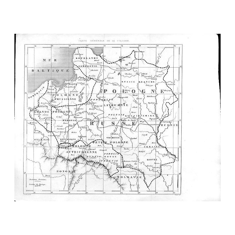 Carte Générale de la Pologne / "CARTE GÉNÉRALE DE LA POLOGNE."