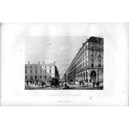 Hôtel du Louvre in Paris / "HÔTEL DU LOUVRE in PARIS."
