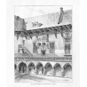 "Hofraum der Jagiellonischen Bibliothek in Krakau."