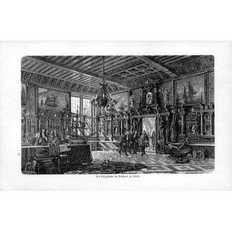 "Die Kriegsftube im Rathaus zu Lübeck."