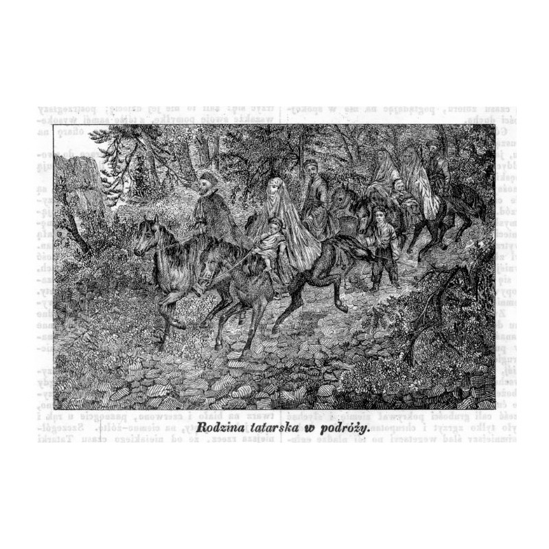 "Rodzina tatarska w podróży." / Krym