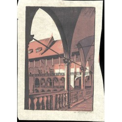 Kraków. Wawel dziedziniec