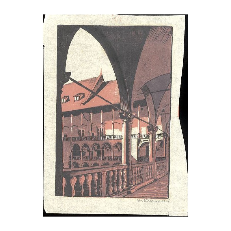 Kraków. Wawel dziedziniec