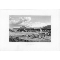 Mysłakowice. Panorama miejscowości / Erdmannsdorf / "ERDMANNSDORF."