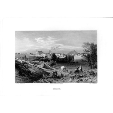 Panorama miasta Görlitz / Zgorzelec / "GÖRLITZ."
