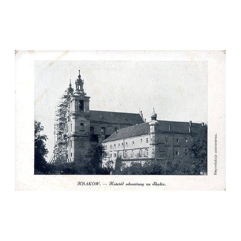 "KRAKÓW. - Kościół odnawiany na Skałce. [...]"