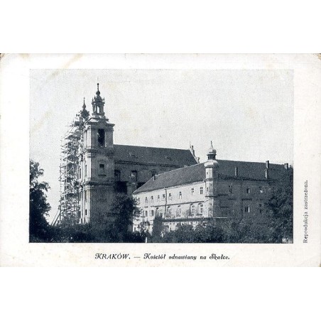 "KRAKÓW. - Kościół odnawiany na Skałce. [...]"