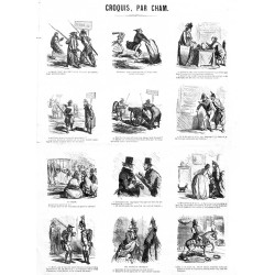 "CROQUIS, PAR CHAM."