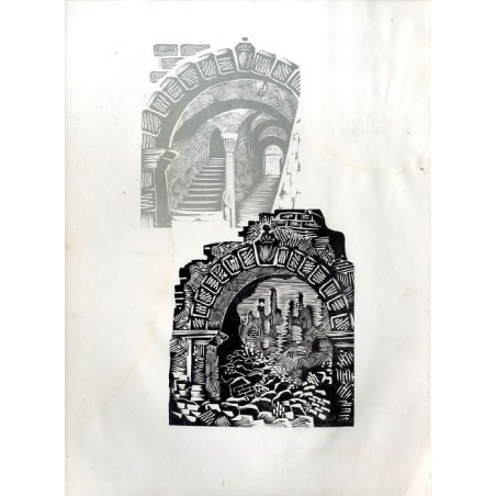 "Sień kamienicy staromiejskiej - Entrée d'une maison de la Vieille Ville"