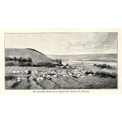 "Die podolische Platte in der Gegend von Kutyska bei Niżniów."
