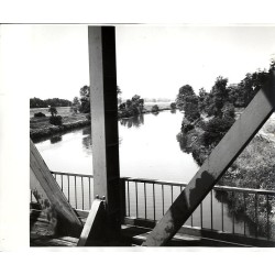 Dwutorowy most kratowy Magistrali Zachodniej PMP-PW nad Kanałem Gliwickim