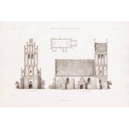 "Kirche in Paaris, Kreis Rastenburg."