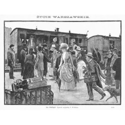 Na pociąg / "NA POCIĄG! Rysunek oryginalny S. Wolskiego. (1540)"