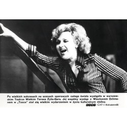 "Po wielkich sukcesach na scenach operowych całego świata wystąpiła w warszawskim Teatrze Wielkim Teresa Żylis-Gara [...] KAW-CA