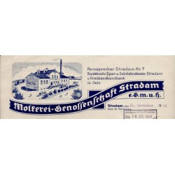 "Molkerei - Genossenschaft Stradam e.G.m.u.h. Stradam, den 19. Dezember 1931. Kreis Gr. Wartenberg"