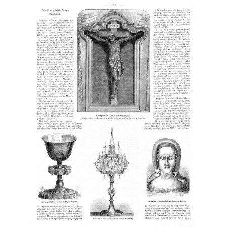 "Zabytki w kościele farnym stopnickim. [1] Chrystus Pan na krzyżu. Kopia rzeźby pomieszczonéj w wielkim ołtarzu kościoła farnego