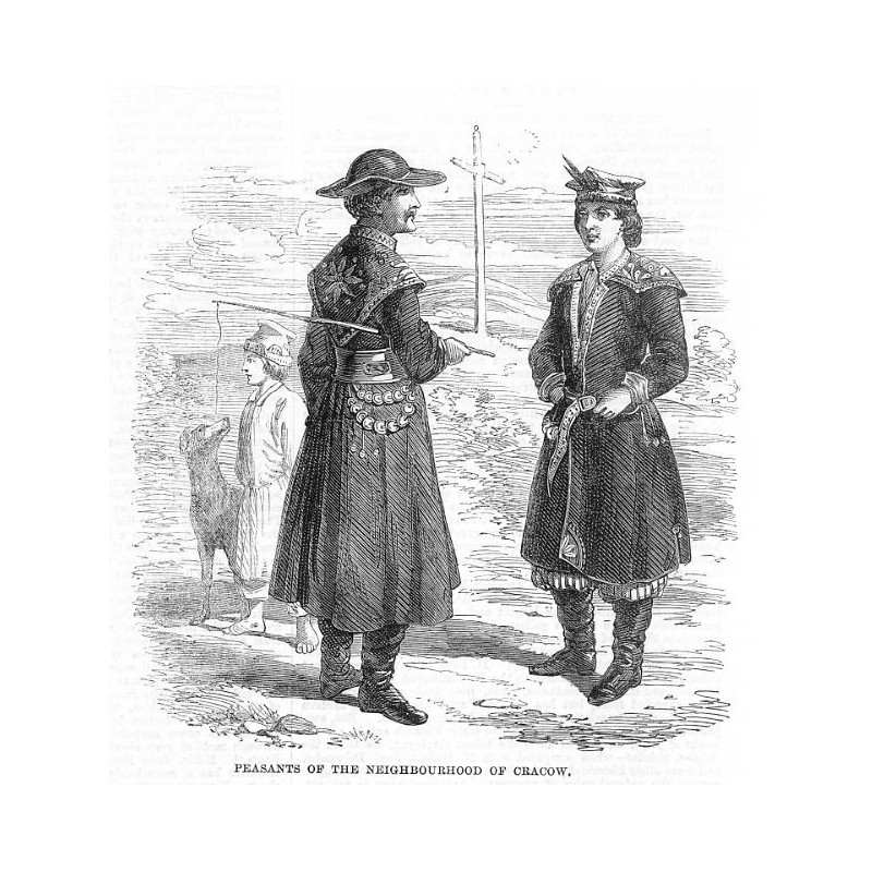"PEASANTS OF THE NEIGHBOURHOOD OF CRACOW."