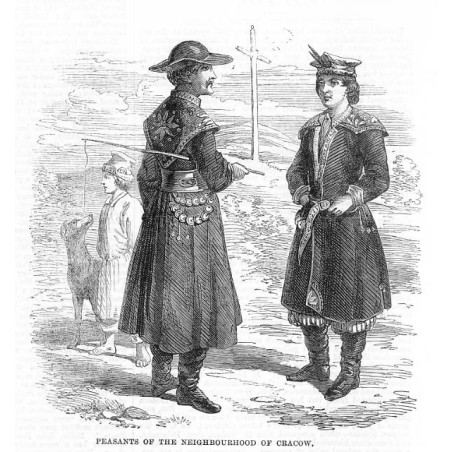 "PEASANTS OF THE NEIGHBOURHOOD OF CRACOW."