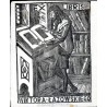 Ekslibris Wiktora Łazowskiego / "EX LIBRIS WIKTORA ŁAZOWSKIEGO"