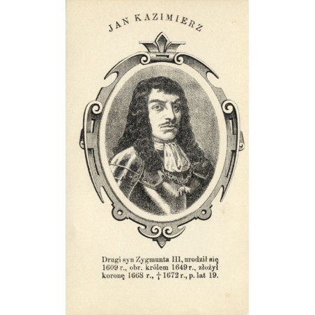 Jan II Kazimierz / "JAN KAZIMIERZ"