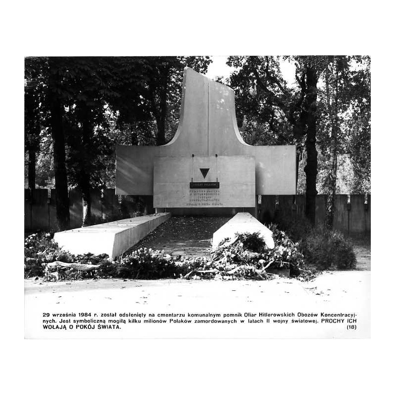 (18) Cmentarz Powązkowski w Warszawie / Pomnik Ofiar Hitlerowskich Obozów Koncentracyjnych