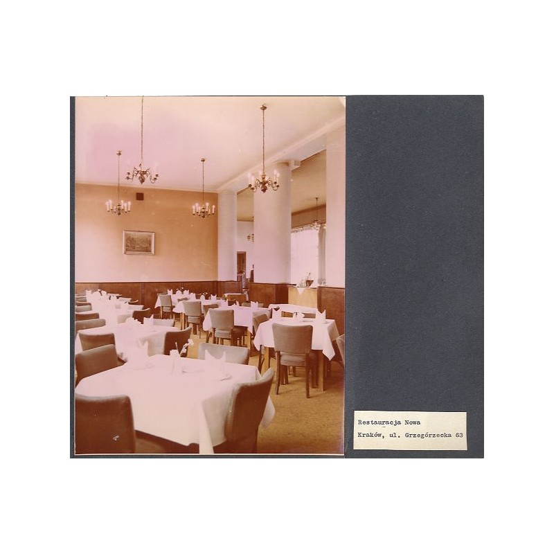 "Restauracja Nowa / Kraków, ul. Grzegórzecka 63"