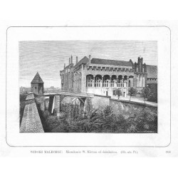 Widoki zamku krzyżackiego w Malborku / "WIDOKI ZAMKU KRZYŻACKIEGO W MALBORGU. [...] 1) "Refektarz zakonny. Mieszkanie W. Mistrza