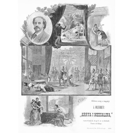 Teatr Wielki w Warszawie - Arria i Messalina / "Główne sceny z tragedyi A. WILBRANDTA: "ARRYA I MESSALINA," wystawionéj d. 11-go