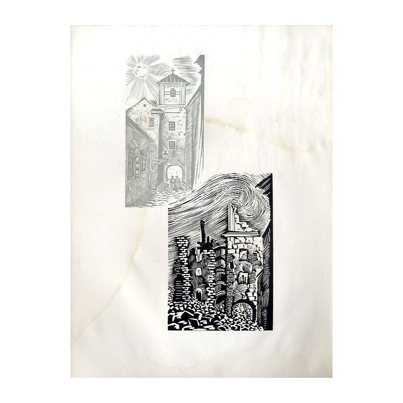 "Przejście koło Katedry na Kanonię - Passage près de la Cathédrale vers la rue Kanonia"