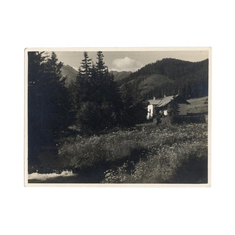 "Tatry. Wieś Jaworzyna Spiska."