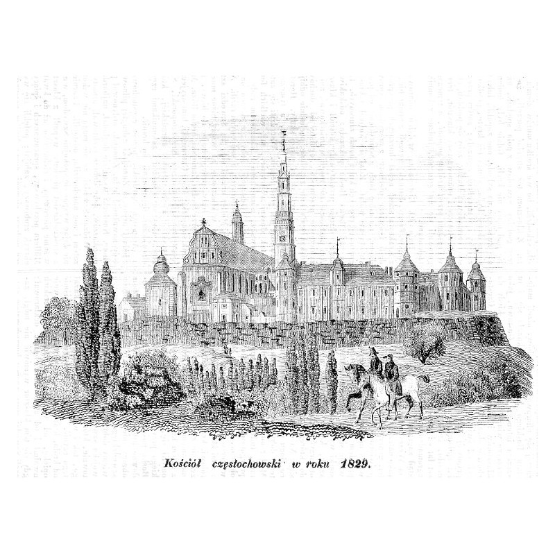 "Kościół częstochowski w roku 1829."