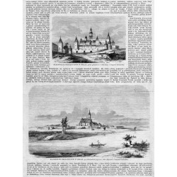 Klasztor bernardynów w Sokalu / [1] "KLASZTOR KS. BERNARDYNÓW W SOKALU, przed pożarem w r. 1843. (Rys. z litografii Fabijański).