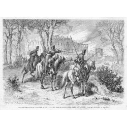 "INSURRECTION POLONAISE. - PRISE DU CHATEAU DU COMTE GEBUCHOW, PRÉS DE MIECHO, PAR LES RUSSES. [...]"